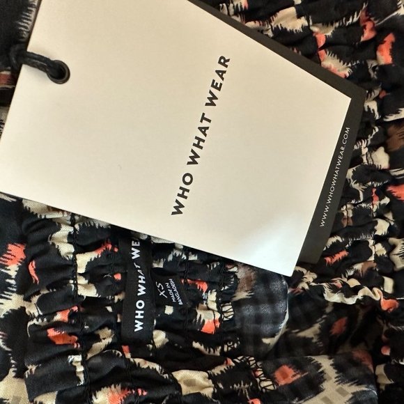 Who‎ What Wear Sketch Leopard Sleeveless Top XS - Picture 4 of 6